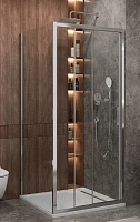 Душевой уголок Cezares Molveno 100х80 см стекло прозрачное профиль хром