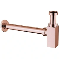 Сифон для раковины Abber розовое золото