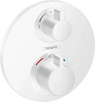 Смеситель для душа Hansgrohe Ecostat S белый матовый