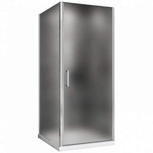 Душевой уголок Abber Sonnenstrand 70х85 см профиль хром, стекло матовое - фото 2