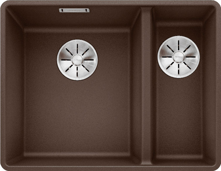 Мойка для кухни Blanco Subline 340/160-F (детальная фотография), из искусственного гранита