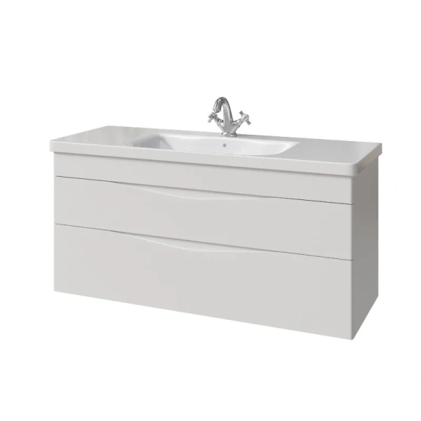 Тумба под раковину подвесная Caprigo Lento 120 см бланж 36216-SF027 (детальная фотография)