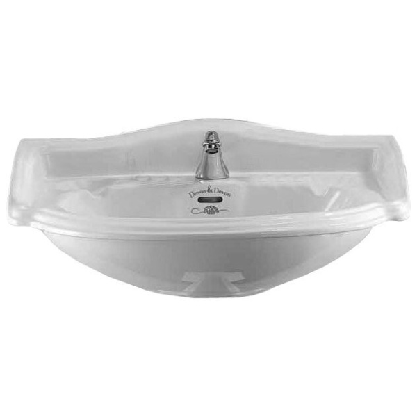 Раковина 65х50см, смеситель на 1 отверстие, Devon&Devon Oxford IBLG(1)FOXF (детальная фотография)