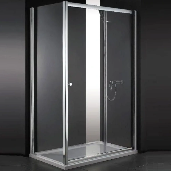Душевой уголок Cezares Anima 120x90 см рифленое стекло ANIMA-W-AH-1-120/90-P-Cr (детальная фотография), хром