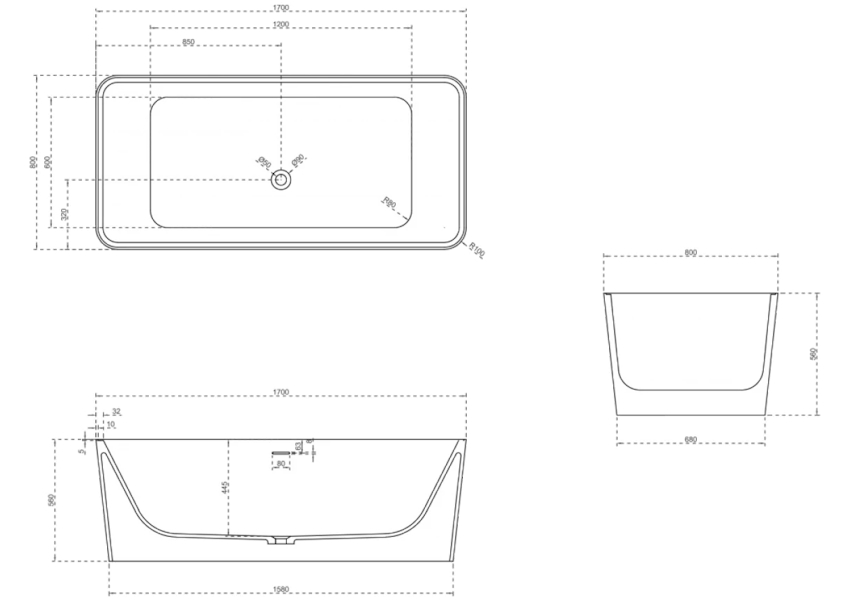 Схема (детальная фотография), прямоугольные