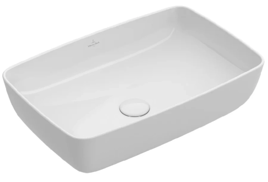 Раковина Villeroy & Boch Artis 58 см накладная, с покрытием CeramicPlus 417258R1 (детальная фотография)