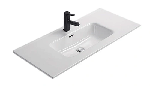 Раковина GID Integrado 9010s 102 см белая - фото 1