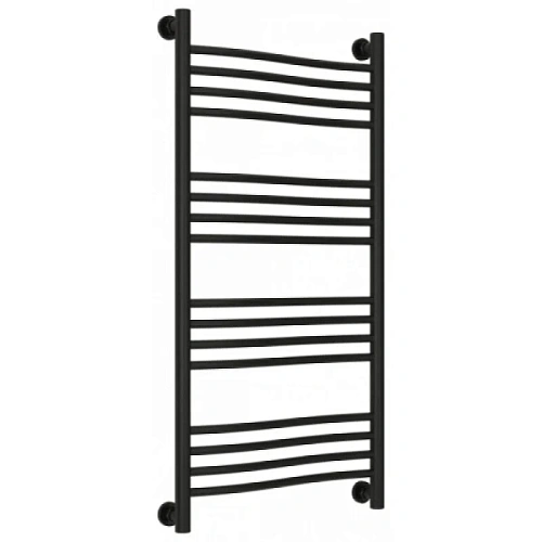 Полотенцесушитель водяной Сунержа Флюид+ 50х100 см черный матовый - фото 3