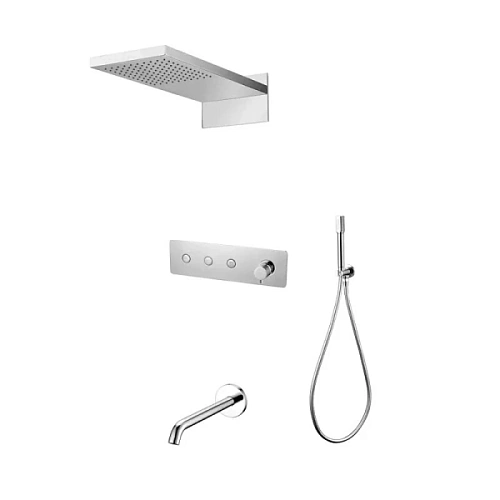 Душевой комплект Boheme Fusion хром - фото 1