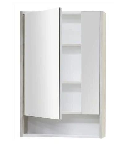 Зеркальный шкаф Акватон Рико 65 см белый/ясень фабрик 1A215202RIB90 (детальная фотография)