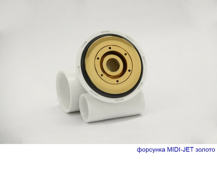 Ванна гидромассажная Whitecross Wave Soft, 170 х 70 см, увеличенная толщина акрила, усиленная армировка, белый/золото, 0101.170070.100.SOFT.GL (детальная фотография), 170х70