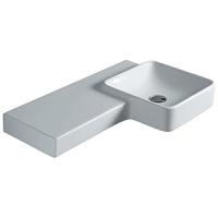 Раковина со столешницей, цвет чёрный, Simas Flow FL 20 NE SX