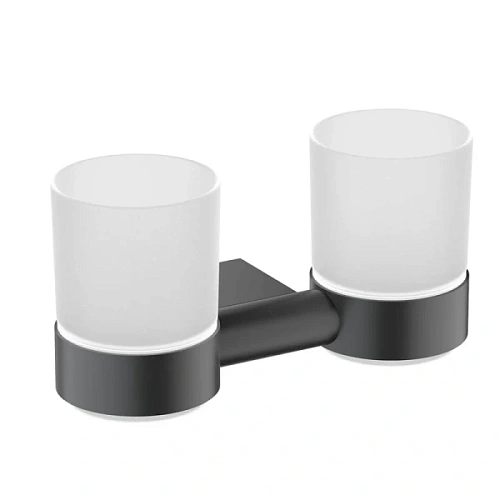 Стакан для ванной Timo Luiro черный - фото 3