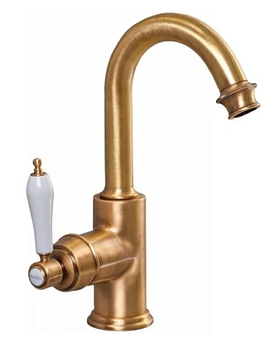 Смеситель для раковины Cezares Aphrodite бронза - фото 2