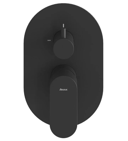 Смеситель для душа Ravak Eleganta черный матовый X070301 (детальная фотография), современные, hi-tech