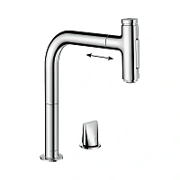 Смеситель для кухни Hansgrohe Metris Select M71 хром