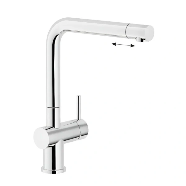 Смеситель для кухни Nobili Live LV00113 с поворотным изливом (детальная фотография)