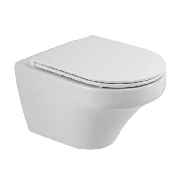 Унитаз с инсталляцией Cezares Duet безободковый CZR-2462-TH-TOR/CZR-870-SC/BB026/BB051CR (детальная фотография), по запросу