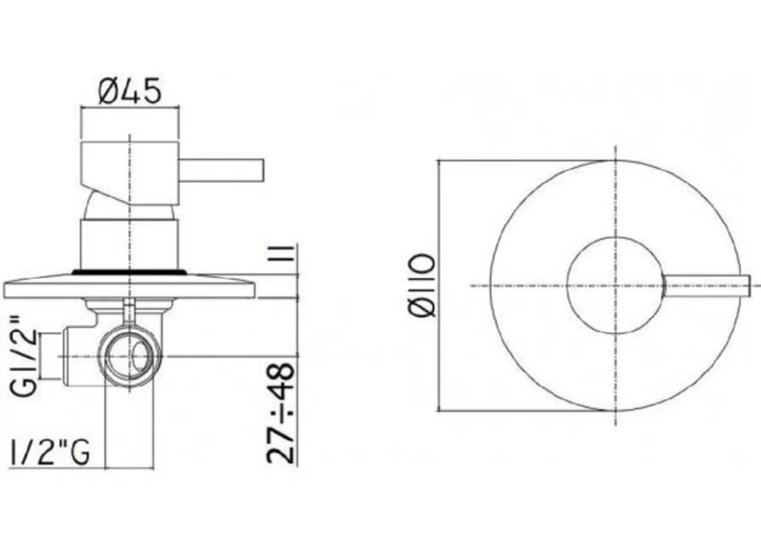 Смеситель для душа Paffoni Light белый матовый LIG011BO (детальная фотография), для душа