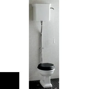 Бачок для унитаза высокий, цвет чёрный, Devon&Devon Etoile 2IBCABET (детальная фотография)