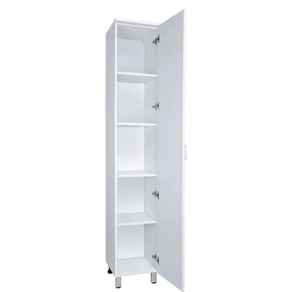 Шкаф-пенал напольный Misty Дива 35 см белый, левый П-Див05035-013ПрЛ (детальная фотография), окрашенные