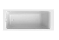Акриловая ванна Радомир Агата 2-89-2-0-1-226Р, 170 х 70 см, фронтальный экран, каркас разборный, сифон, слив-перелив автомат в комплекте, белая
