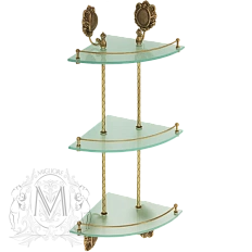 Полочка для ванной Migliore Cleopatra бронза