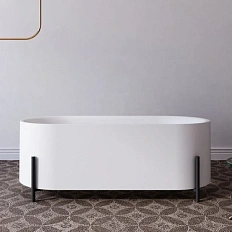 Ванна акриловая Abber 170x75 см отдельностоящая