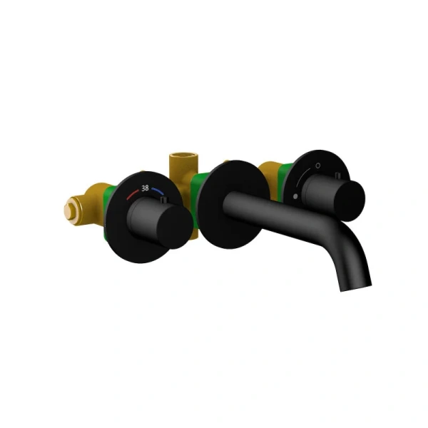 Смеситель для раковины Timo Saona черный матовый 2381/03SM (детальная фотография)