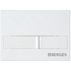 Клавиша смыва BERGES Novum L1 белый глянец