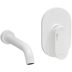 Смеситель для раковины WasserKRAFT Mindel белый Soft-touch