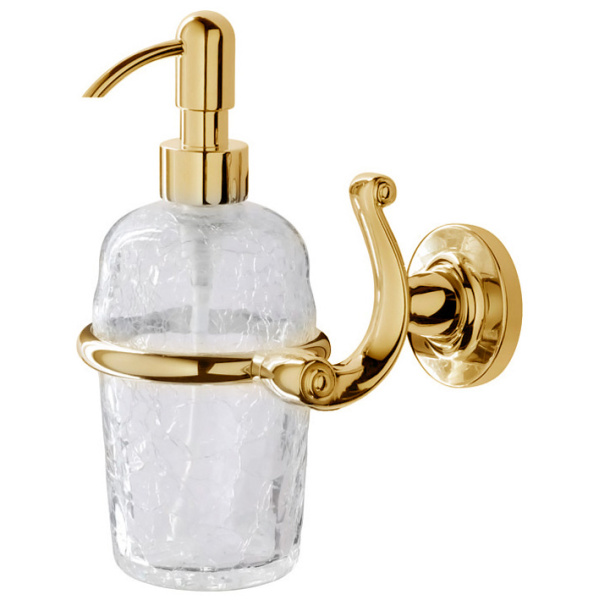 Дозатор для жидкого мыла Bagno & Associati Opera OP 128 (детальная фотография), хром, бронза, золото, белые