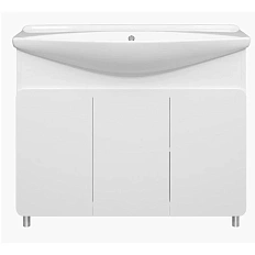 Тумба с раковиной напольная Misty Чегет 105 см с дверцами