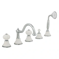 Смеситель для ванны Migliore Olivia на 5 отверстий