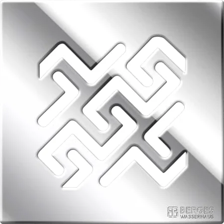 Душевой трап BERGES PLATZ Norma 10 см хром 091160 (детальная фотография), для монтажа в пол