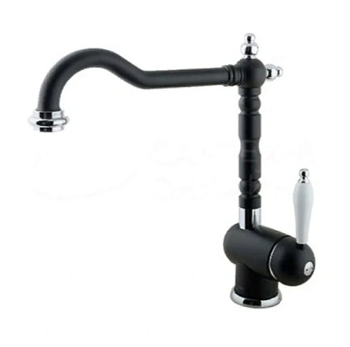 Смеситель для кухни Timo Morea  черный 2406F black - фото 2