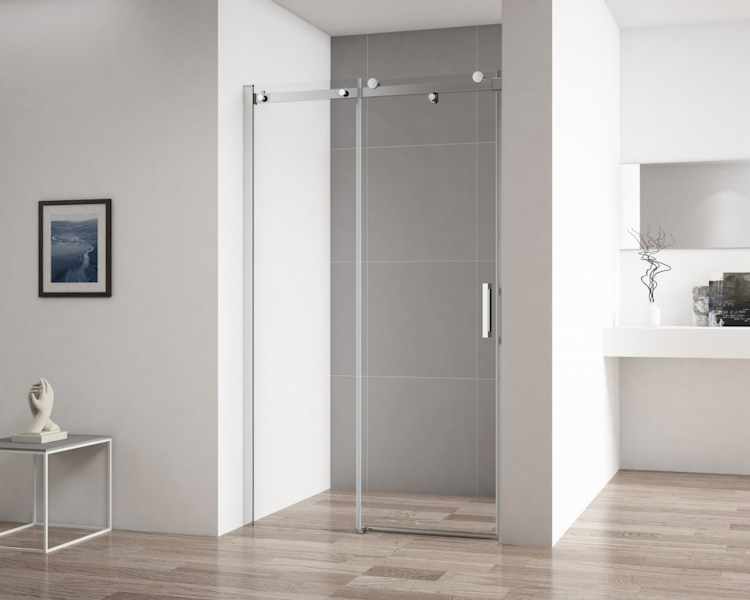 Душевая дверь в нишу Cezares Stylus Soft 120 см с доводчиками STYLUS-SOFT-BF-1-120-C-Cr (детальная фотография)