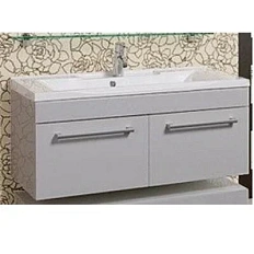 Тумба с раковиной подвесная Акватон Мадрид М 1A170301MA010 120 см с двумя ящиками