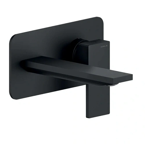 Смеситель для раковины Nobili Seven черный - фото 2