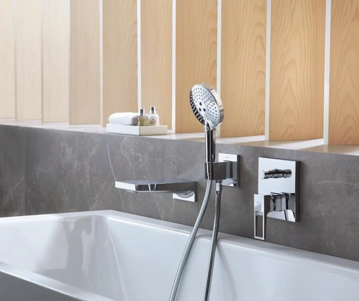 Душевой комплект Hansgrohe Raindance Select S 26721 с держателем и шлангом (детальная фотография), душевые комплекты, наборы