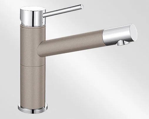 Смеситель для кухни, серый беж, Blanco Alta Compact 517633 (детальная фотография), для кухни