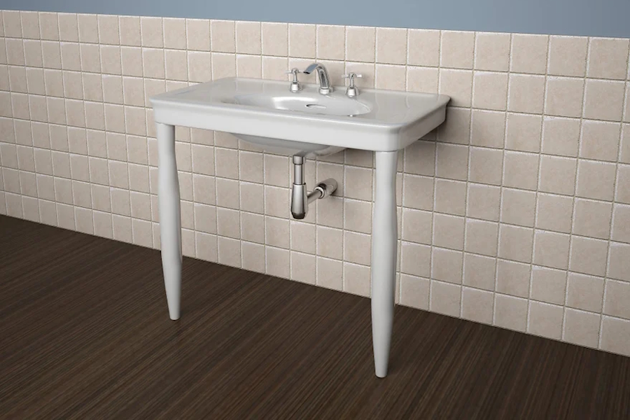 Раковина Hatria Dolcevita Y0F001 100х55 см (детальная фотография), подвесные, на пьедестал, пристенные