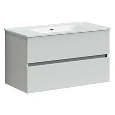 Тумба с раковиной подвесная Sancos Urban UR90W 90 см с ящиками