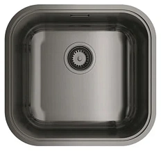 Мойка для кухни Omoikiri Omi 44-U/IF-GM 44 см вороненая сталь