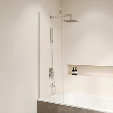 Шторка для ванны RGW Screens SC-056-8 40x150 см профиль хром