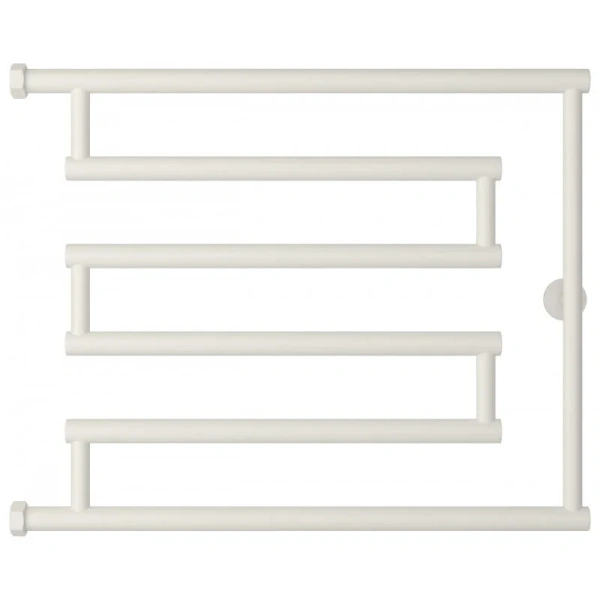 Полотенцесушитель водяной Сунержа High-Tech+ 65х50 см белый матовый 30-4052-5065 (детальная фотография), белыe