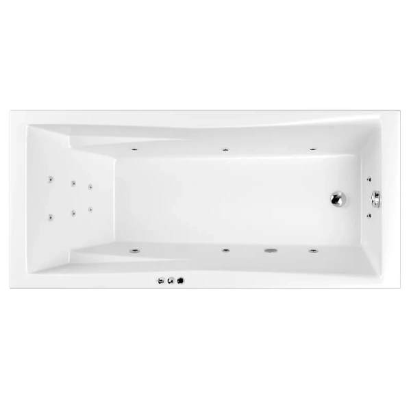 Ванна гидромассажная Whitecross Palace 0104.180080.100.SMART.CR, 180 x 80 см, форсунки хром (детальная фотография)