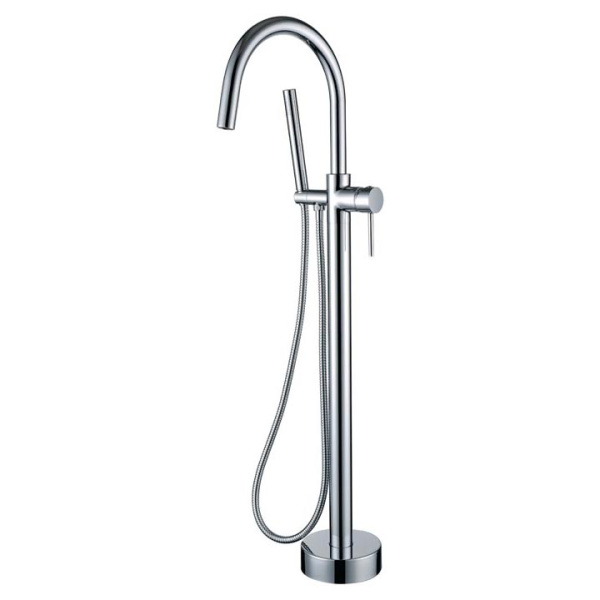 Смеситель для ванны Boheme Uno напольный хром 469-CR (детальная фотография)