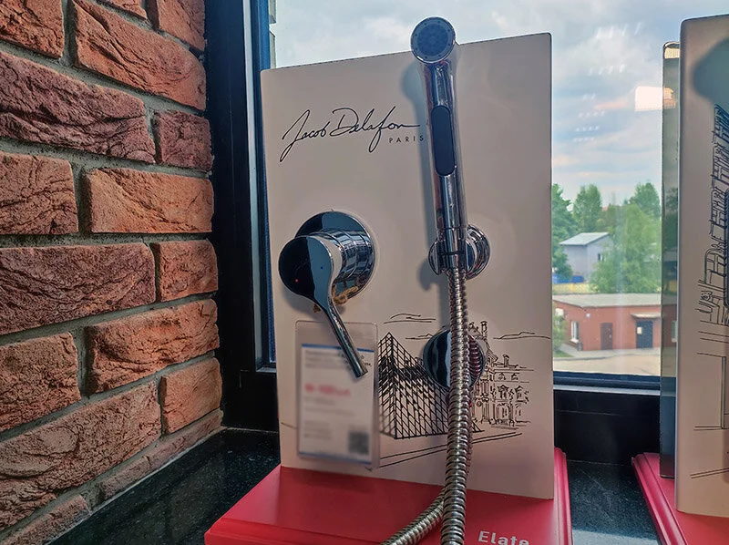 Гигиенический душ со смесителем Jacob Delafon Elate хром E24610-CP (детальная фотография), для туалета index_1