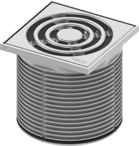 Душевой трап Tece TECEdrainpoint S 10 см с сифоном KDP-S110 (детальная фотография), для монтажа в пол